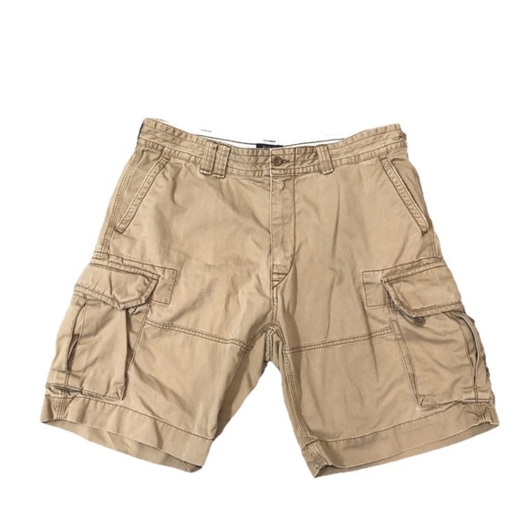 Ralph Lauren Polo Tan Cargo Cotton Shorts with Utility Pockets size 38 - Picture 1 of 5